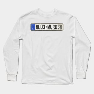 Blue Murder - License Plate Long Sleeve T-Shirt